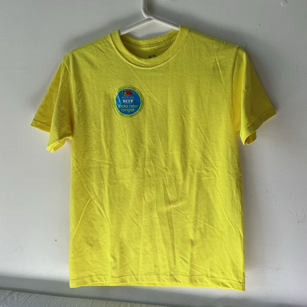 Fruit of the Loom Bright Yellow Kids Tee